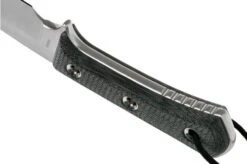 TRC Knives Apocalypse, Elmax, Black Canvas Micarta, Survival Knife -Knifeshop TI AP MICBK 04 trc knives