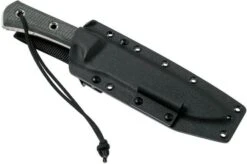 TRC Knives Apocalypse, Elmax, Black Canvas Micarta, Survival Knife -Knifeshop TI AP MICBK 07 trc knives