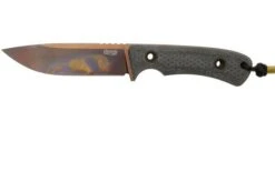 TRC Knives South Pole, Elmax Apocalypse Finish 2022 Biohazard Edition, Black Canvas Micarta, Survival Knife