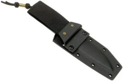 TRC Knives South Pole, Elmax Apocalypse Finish 2022 Biohazard Edition, Black Canvas Micarta, Survival Knife -Knifeshop TI SP BCM APO 07 trc knives