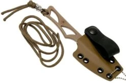 Spartan Blades Enyo Flat Dark Earth Neck Knife, SB2DE -Knifeshop USSB2DE 07 spartan blades ussb2de 07