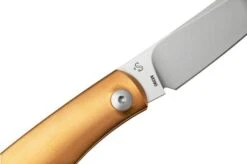 Viper Hug V5990BR Sandblasted Bronze Plain Pocket Knife, Sacha Thiel Design -Knifeshop VPV5990BR 05 viper