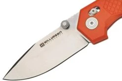 Willumsen Zero7, Z722SOR Orange Pocket Knife -Knifeshop WNZ722SOR 03 willumsen