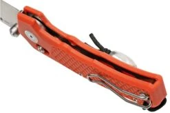 Willumsen Zero7, Z722SOR Orange Pocket Knife -Knifeshop WNZ722SOR 05 willumsen