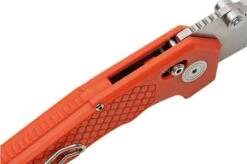 Willumsen Zero7, Z722SOR Orange Pocket Knife -Knifeshop WNZ722SOR 06 willumsen