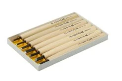Yoshiharu Y-7 Mitomoto Japanese Wood Carving Knives, Set Of 7 7 Yoshiharu Y-7 Mitomoto Japanese Wood Carving Knives, Set Of 7 -Knifeshop YSH 015 02 yoshiharu
