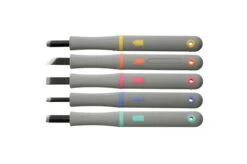 Yoshiharu MRG-5 Maruichi Japanese Wood Carving Knives, Set Of 5